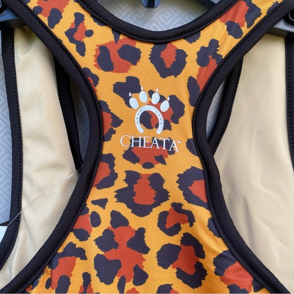 Cheata Equestrian Trotter Compression Tank Leopard Size Small NWT - Picture 8 of 9